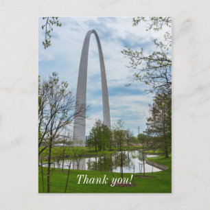 Postal Arco desde el parque