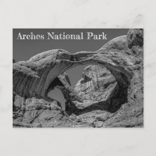 Postal Arco doble en el Parque Nacional Arches