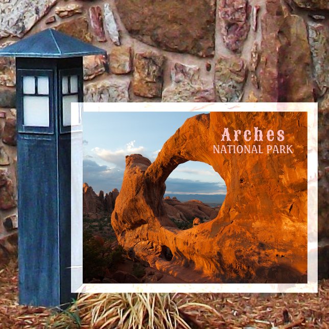 Postal Arco Doble O, Parque Nacional Arches, Utah (Subido por el creador)