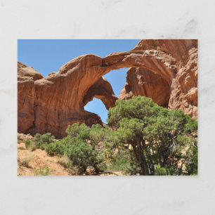 Postal Arco doble - Parque nacional Arches