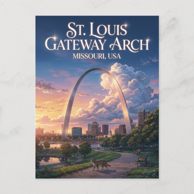 Postal Arco Gateway de St. Louis Missouri (Anverso)