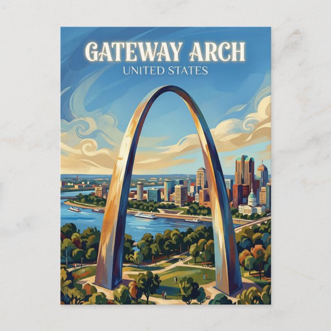Postal Arco Gateway Missouri (Anverso)