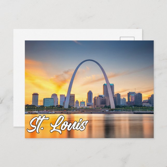 Postal Arco Gateway, St. Louis, Missouri, Estados Unidos (Anverso / Reverso)