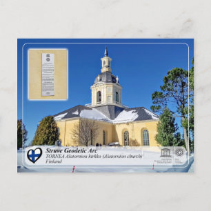 Postal Arco geodésico fuerte - TORNEA Alatornion kirkko