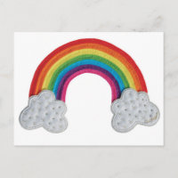 Arco iris de Claraluna - un diseño cosido mano del