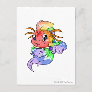 Postal Arco iris de Koi
