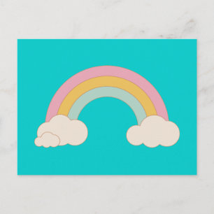 Postal Arco iris del vintage
