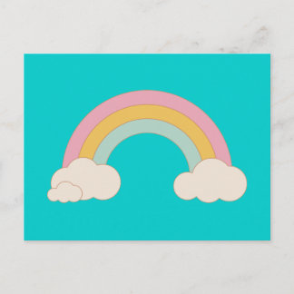 Postal Arco iris del vintage