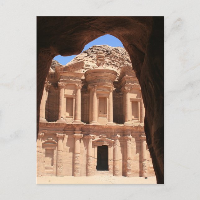 Postal arco monasterio petra (Anverso)
