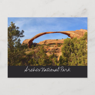 Postal Arco Paisaje en el Parque Nacional Arches