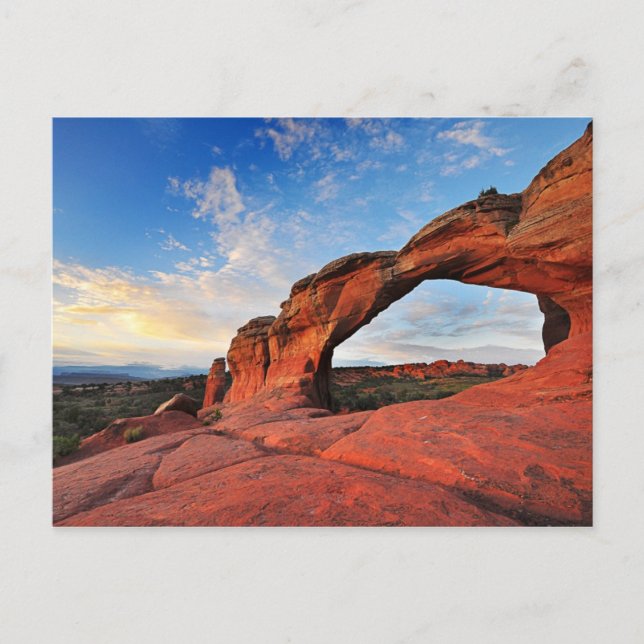 Postal Arco roto, Parque Nacional Arches, Utah (Anverso)