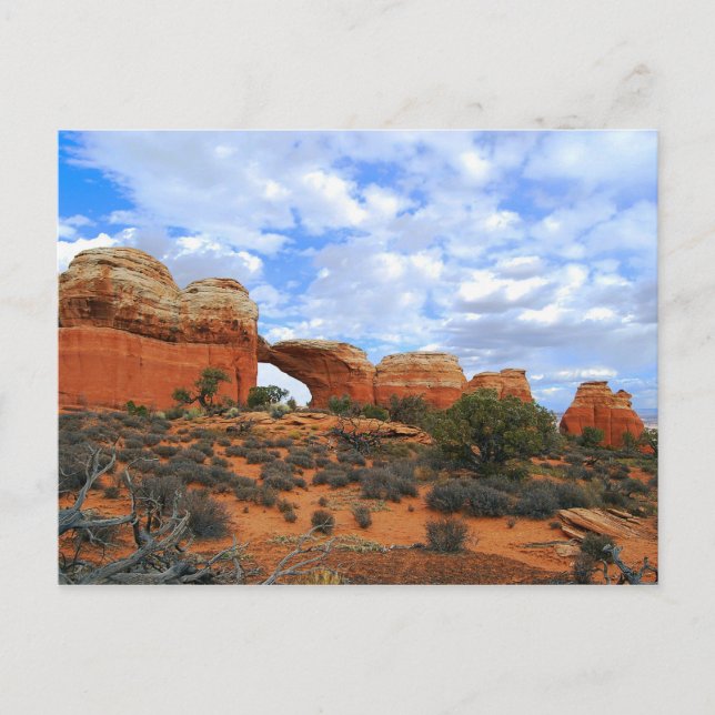 Postal Arco roto, Parque Nacional Arches, Utah (Anverso)