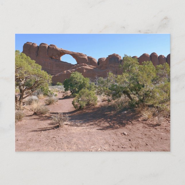 Postal Arco Skyline en el Parque Nacional Arches (Anverso)