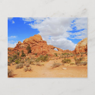 Postal Arco Skyline, Parque Nacional Arches, Utah, Postca