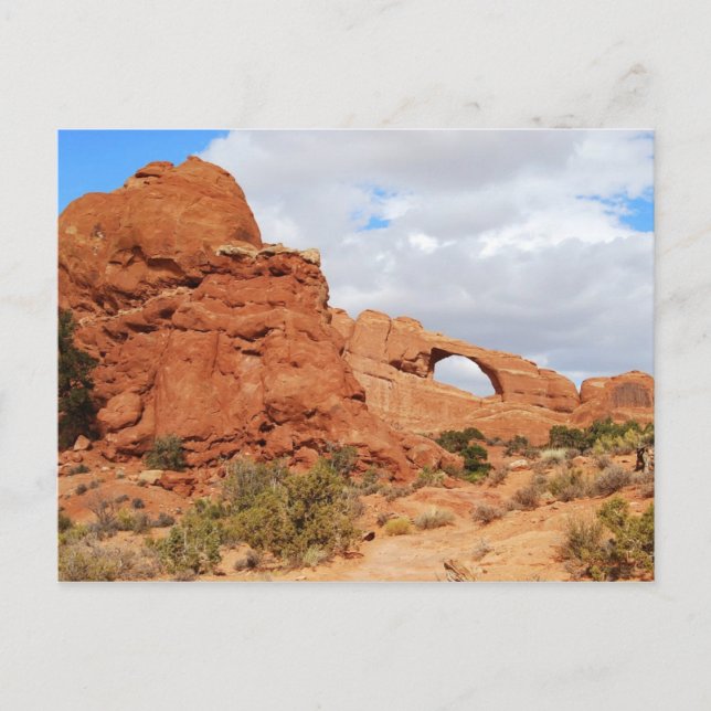 Postal Arco Skyline, Parque Nacional Arches, Utah, Postca (Anverso)