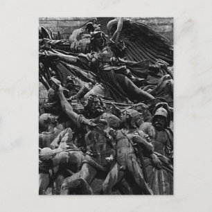 Postal Arco triunfal de París vintage marseillaise rudo