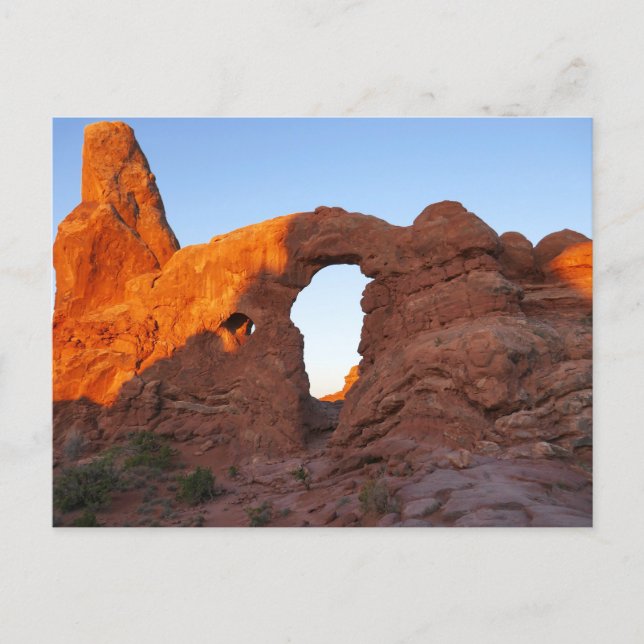Postal Arco Turret al amanecer II (Anverso)