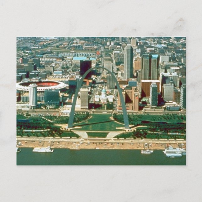 Postal Arco y horizonte de St. Louis (Anverso)