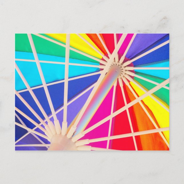 Postal Arcoiris (Anverso)