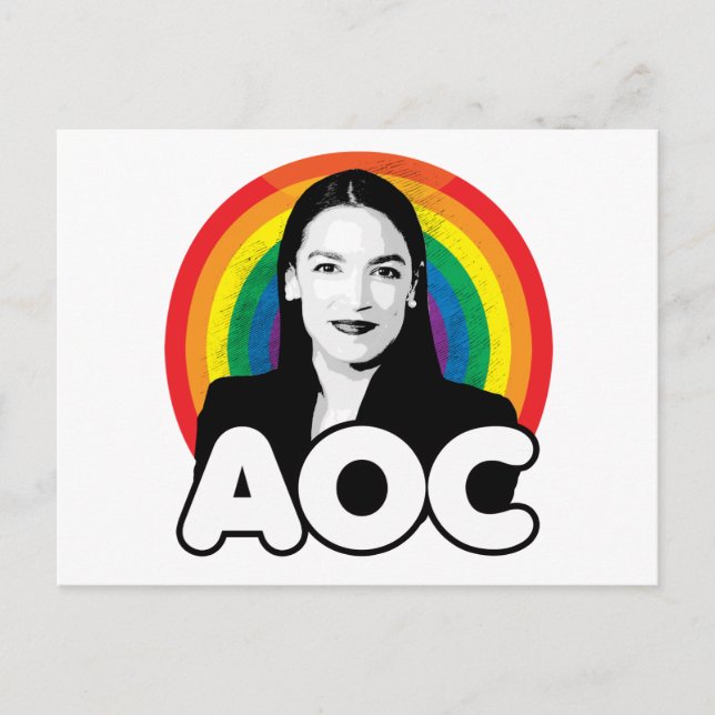 Postal Arcoíris AOC (Anverso)