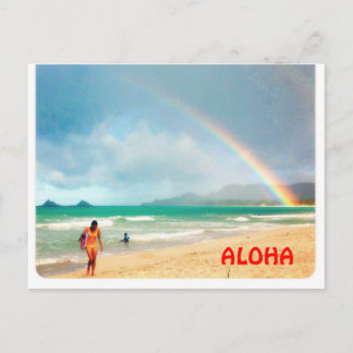 Postal Arcoíris de Aloha
