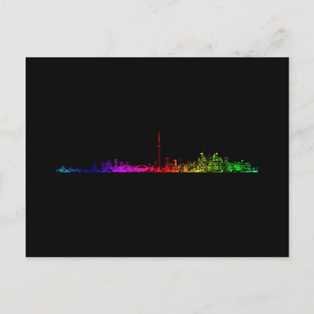 Postal Arcoiris de Toronto (Anverso)