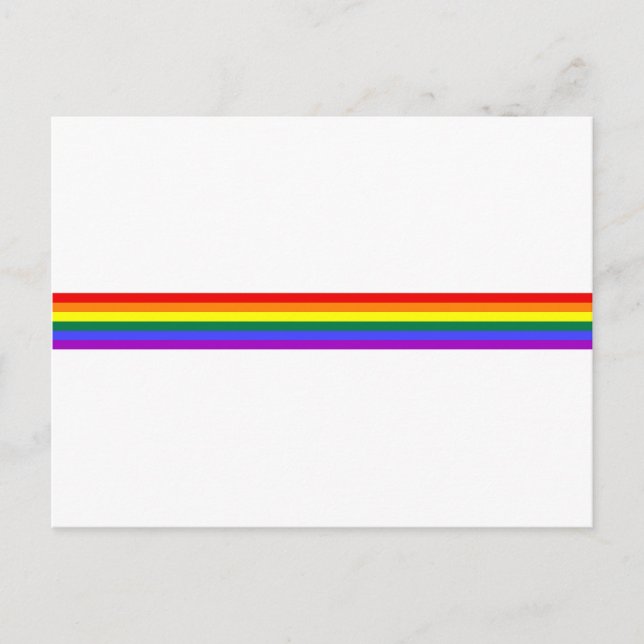 Postal Arcoiris del Orgullo LGBT (Anverso)