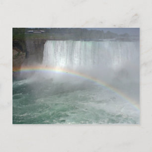 Postal Arcoiris En La Caída Del Niágara