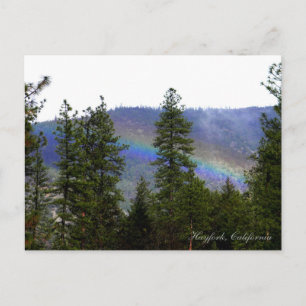 Postal Arcoiris en las montañas...
