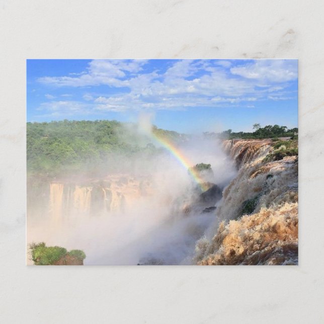 Postal arcoíris iguazu (Anverso)