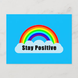 Postal ARCOÍRIS - Mantén Positivo