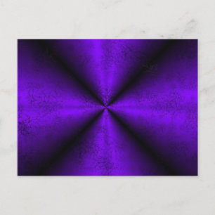 Postal Arcoiris morado en optik de cuero de piel de elefa