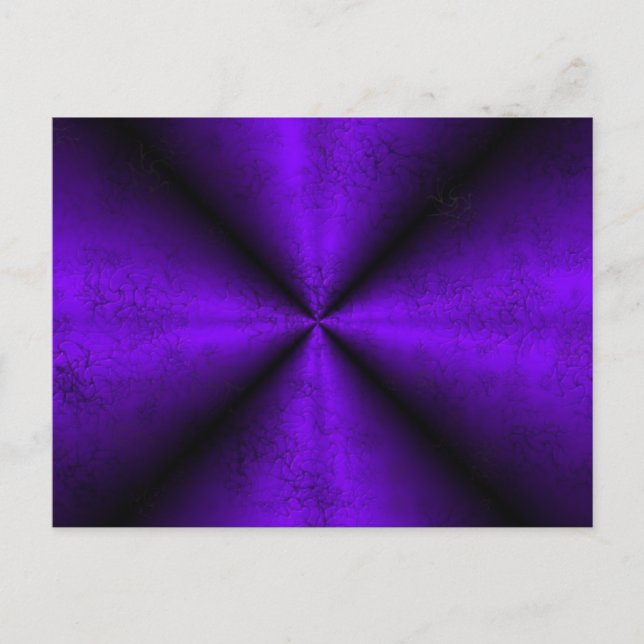 Postal Arcoiris morado en optik de cuero de piel de elefa (Anverso)