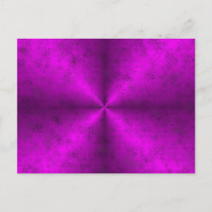 Postal Arcoiris negro rosado en optik de cuero de piel de