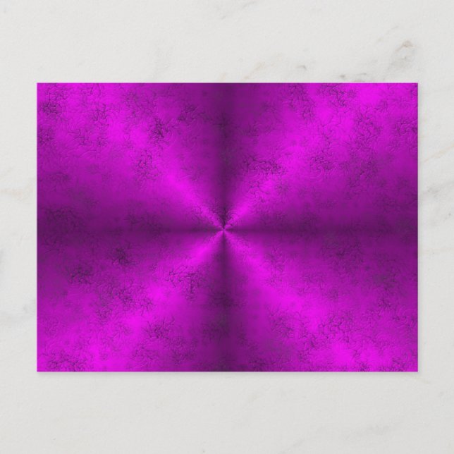 Postal Arcoiris negro rosado en optik de cuero de piel de (Anverso)