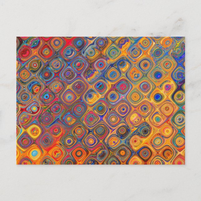 Postal Arcoiris petrolero (Anverso)