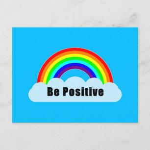 Postal ARCOÍRIS - Sé Positivo