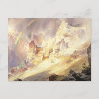 Postal Arcoiris sobre el Gran Cañón de la Yellowstone