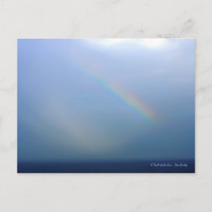 Postal Arcoiris sobre el océano