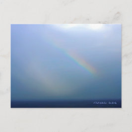 Postal Arcoiris sobre el océano