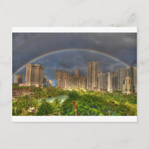 Postal Arcoiris sobre Hawái
