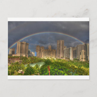 Postal Arcoiris sobre Hawái