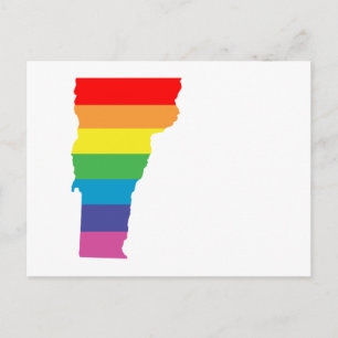 Postal arcoíris vermont