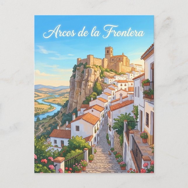 Postal Arcos de la Frontera España (Anverso)