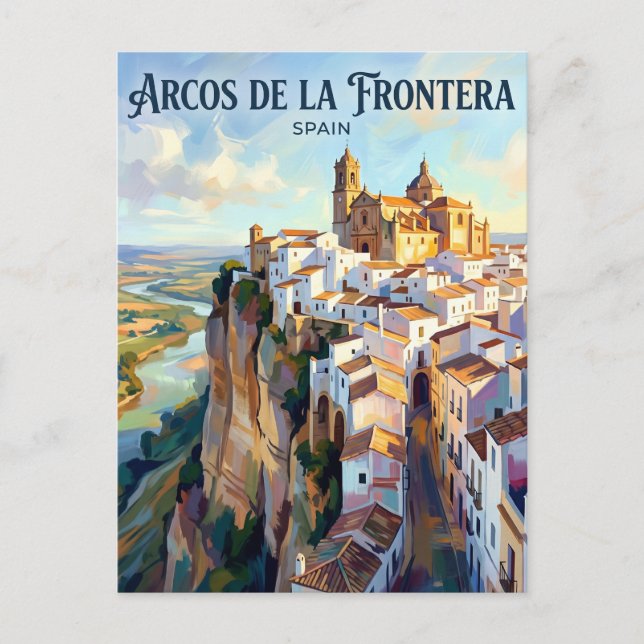 Postal Arcos de la Frontera España (Anverso)