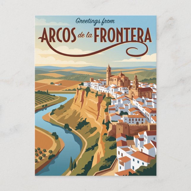 Postal Arcos de la Frontera España (Anverso)