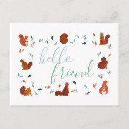 Postal Ardillas de Cute