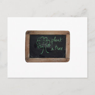 Postal Ardoise #12 - Plantar un árbol