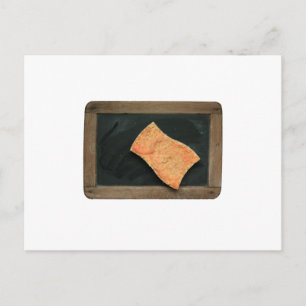 Postal Ardoise Passer l'éponge Vinatge School Slate post 