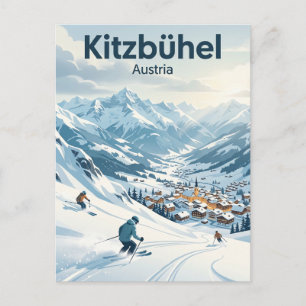 Postal Área de esquí de Kitzbühel Austria